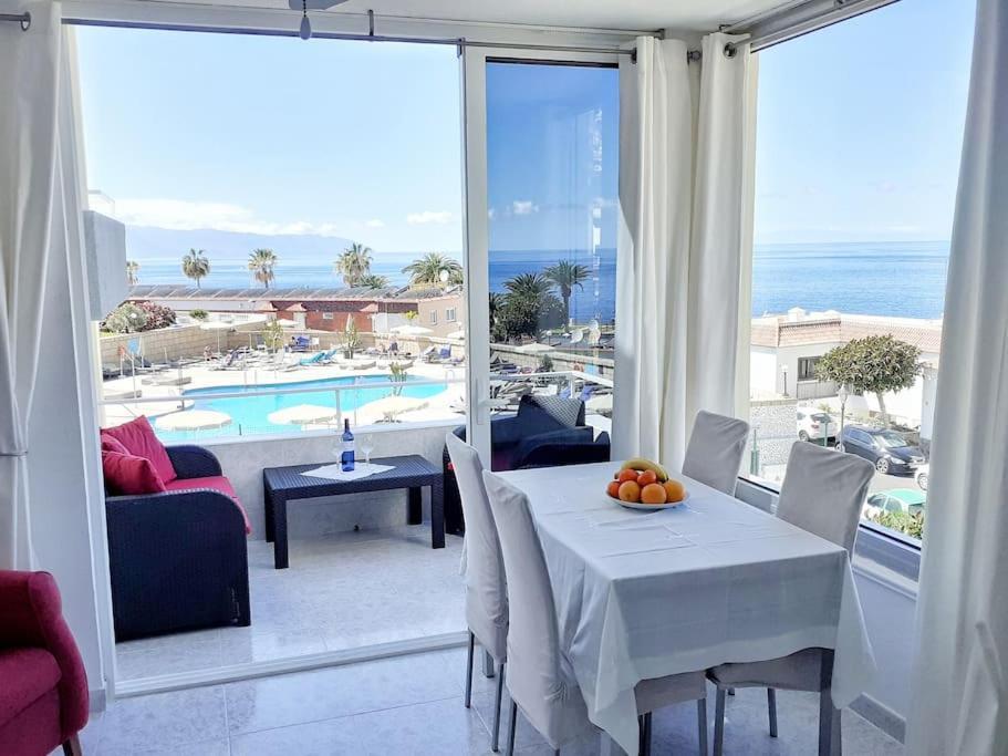 Amazing View Los Gigantes & La Gomera Apartment Acantilado de los Gigantes Luaran gambar