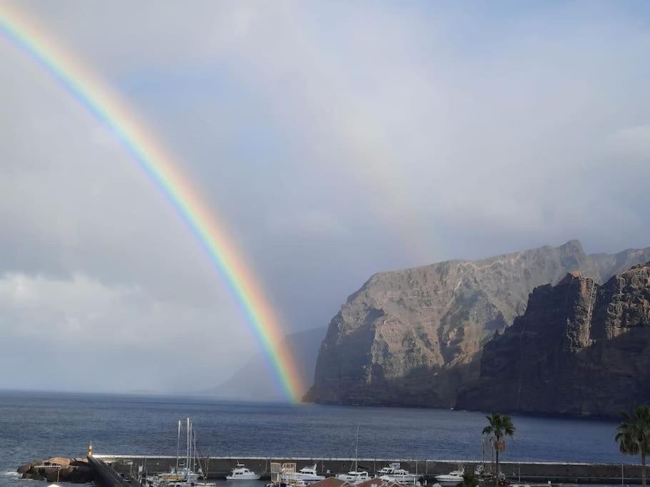 Amazing View Los Gigantes & La Gomera Apartment Acantilado de los Gigantes Luaran gambar