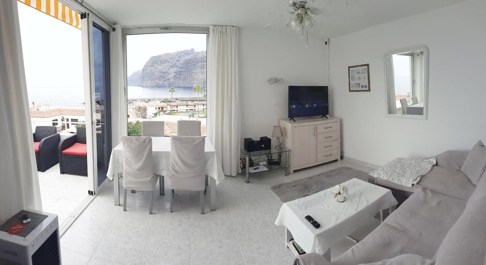 Amazing View Los Gigantes & La Gomera Apartment Acantilado de los Gigantes Luaran gambar