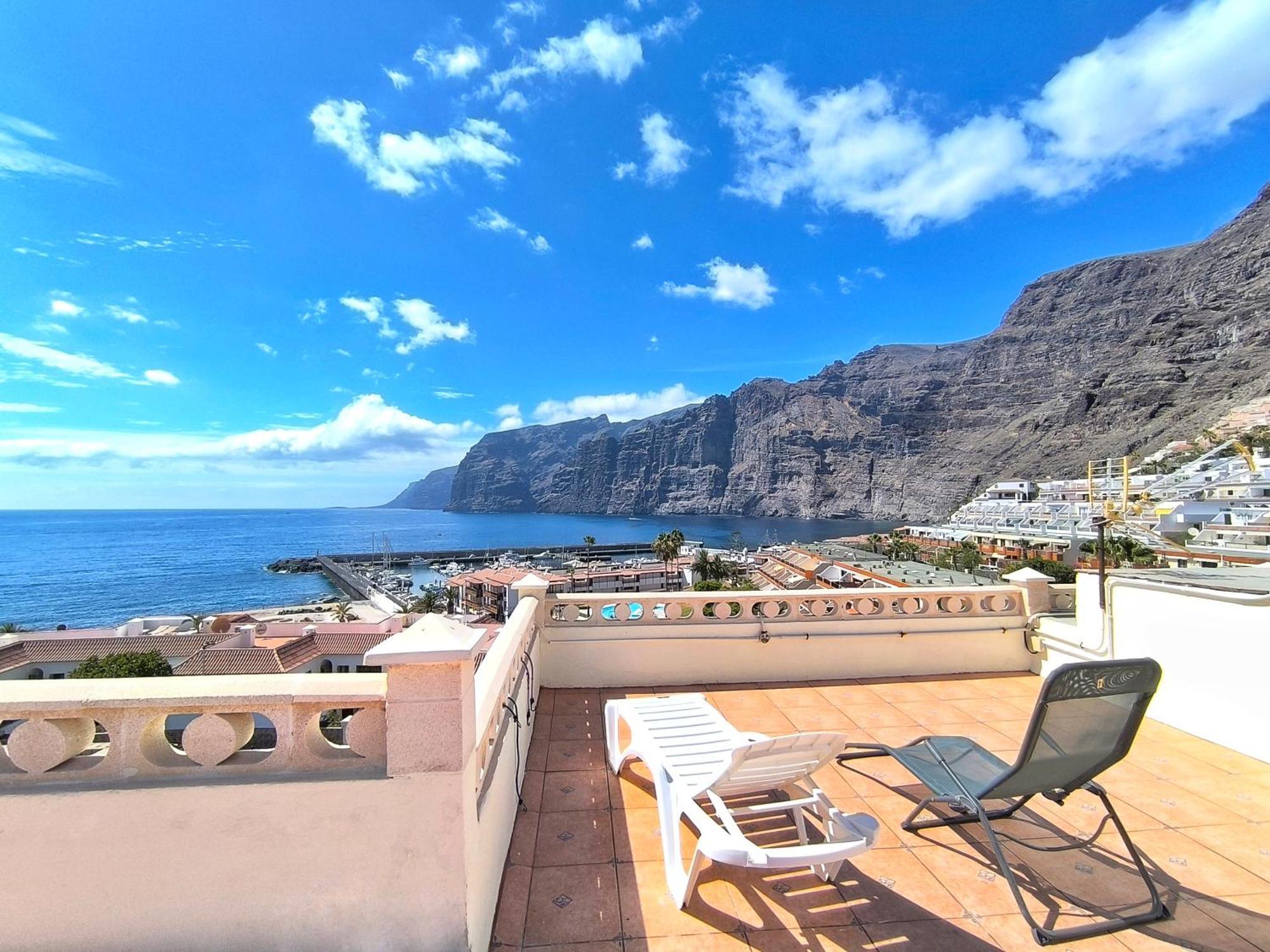 Amazing View Los Gigantes & La Gomera Apartment Acantilado de los Gigantes Luaran gambar